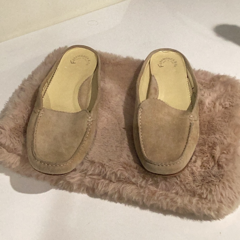 Women's Tan Suede Loafers